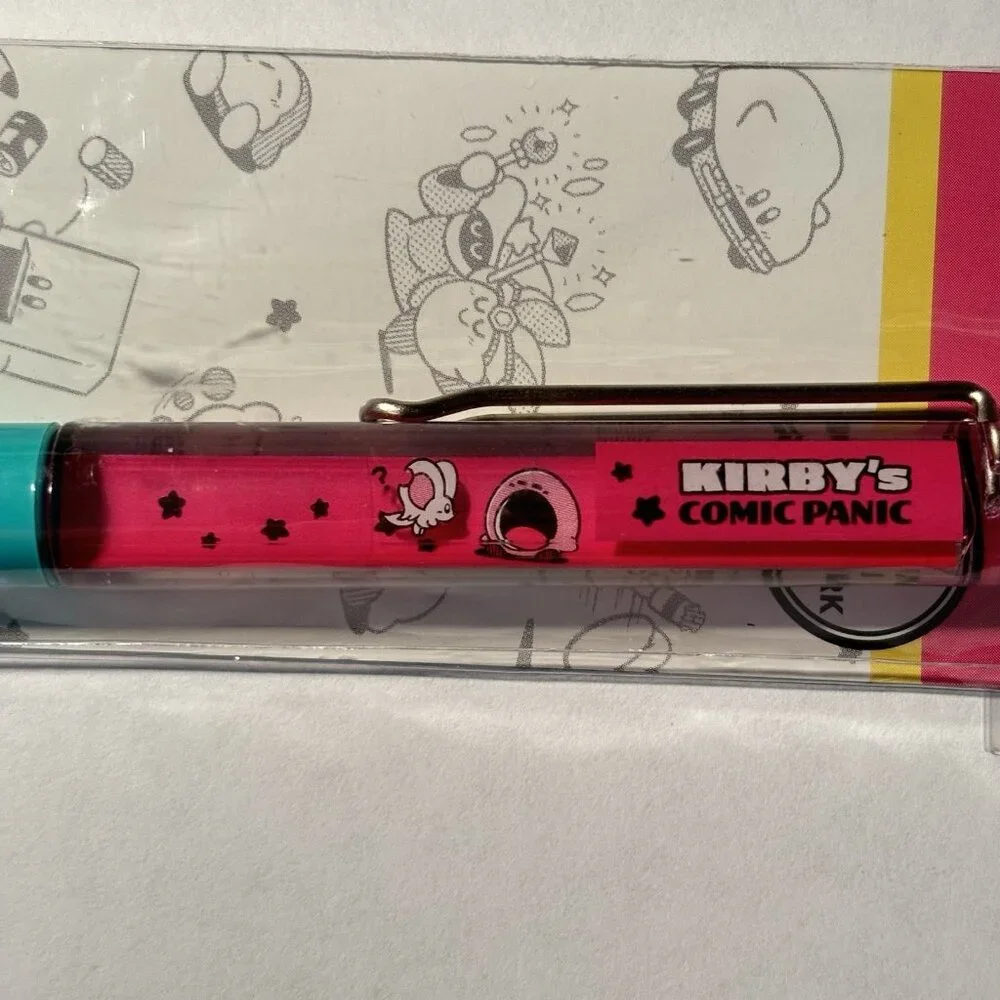 Nintendo Kirby's Comic Panic Floaty Pen Video Game Promo Japan